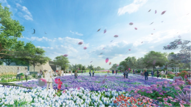 ２０２７年国際園芸博覧会のイメージ図