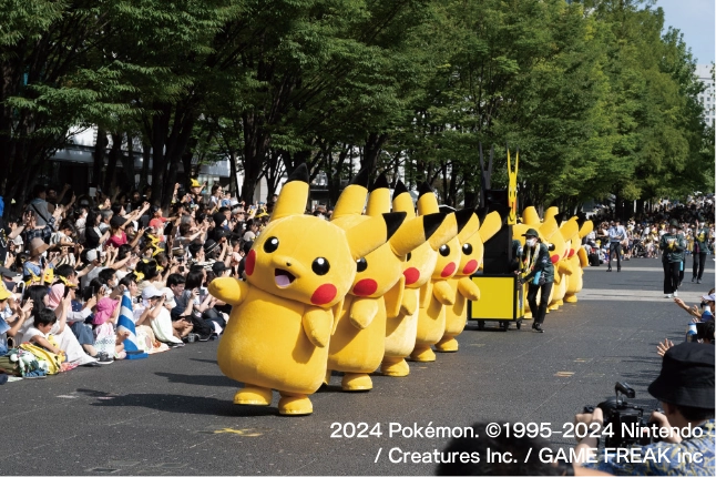 ピカチュウ大行進の写真