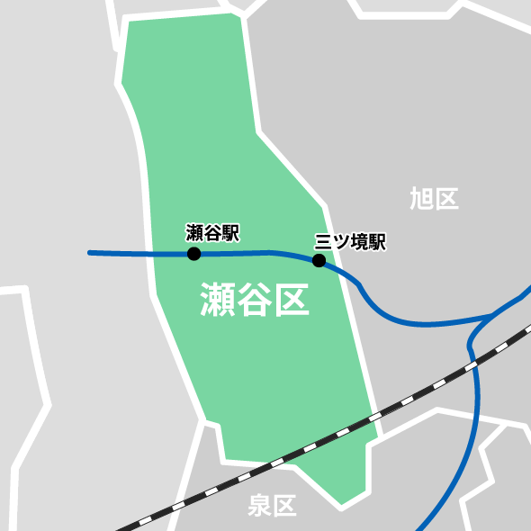 瀬谷区地図